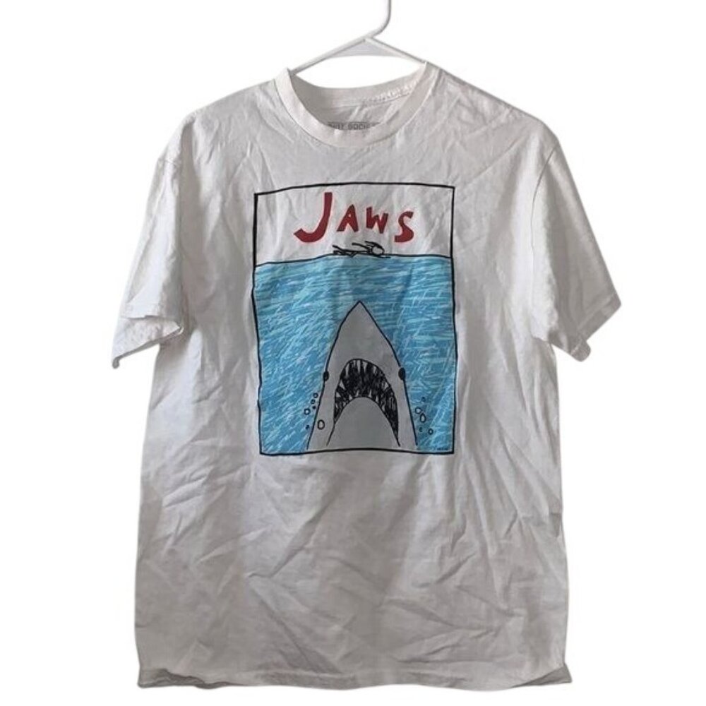 Riot Society White Shark Graphic Tee